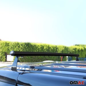 Land Rover Range Rover Vogue Roof Rack Cross Bars - Omac - Heavy Duty 920 - Black - '03-'12